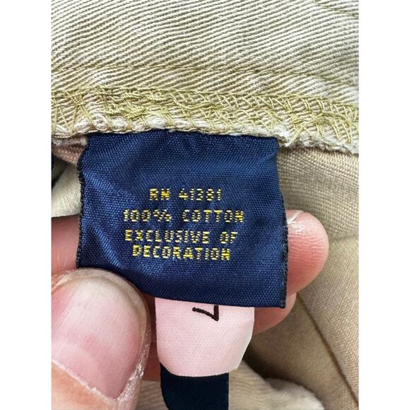 Polo Ralph Lauren Men's 650 Straight Leg Beige Denim Jeans - Size 36x33.5 - Picture 7 of 8